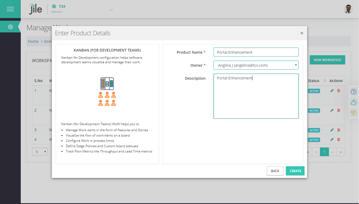  kanban for devlopment - Jile