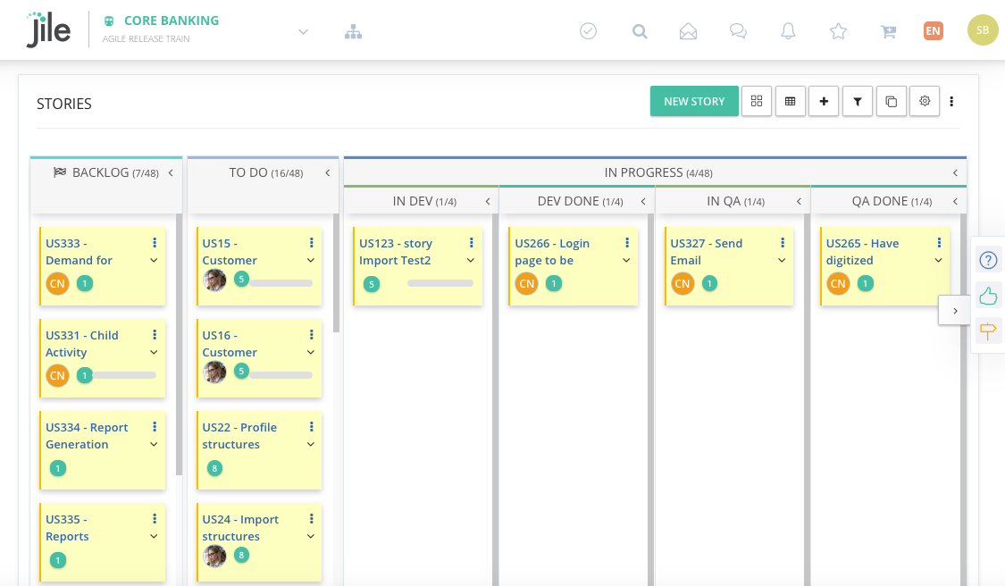 Kanban board