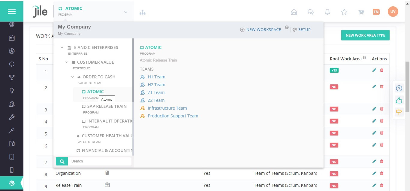 Backlog Management using jile