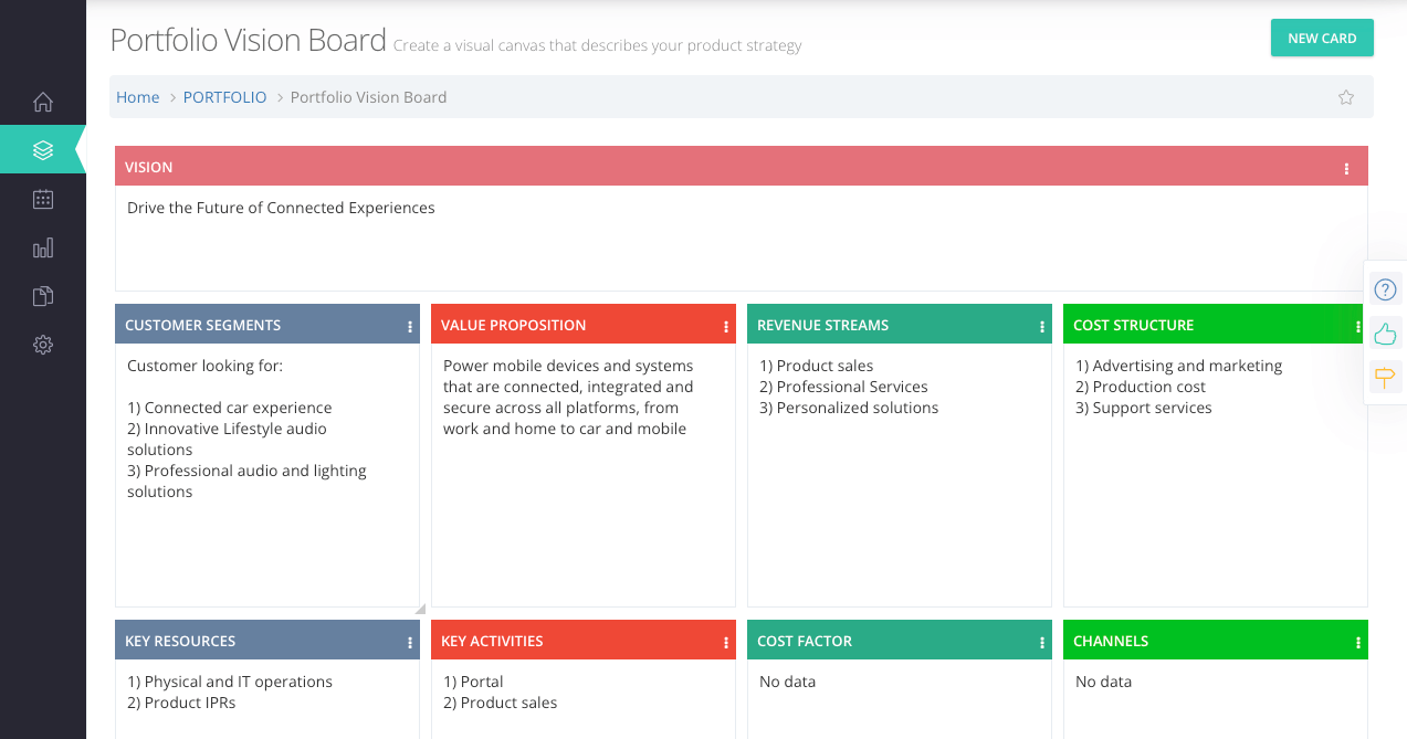 Capture product vision effectively